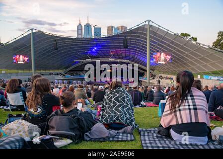 Mazda Oper in die Schüssel in der Sidney Myer Musik Schüssel in Melbourne, Australien Stockfoto