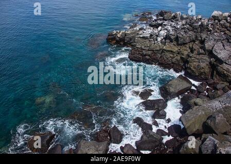 Schöne Tijeretas Bay, Isla San Cristobal, Galapagos, Ecuador Stockfoto