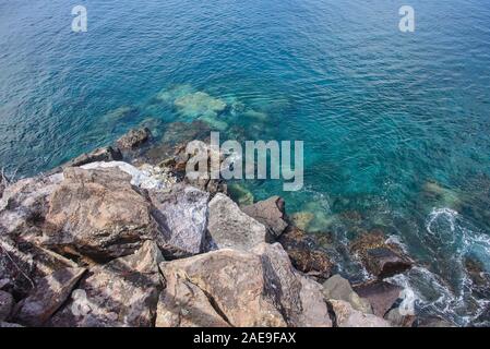 Schöne Tijeretas Bay, Isla San Cristobal, Galapagos, Ecuador Stockfoto