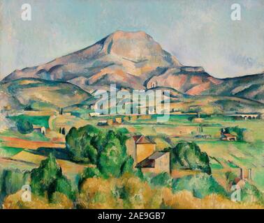 Mont Sainte-Victoire (La Montagne Sainte-Victoire) 1892-1895 Stockfoto