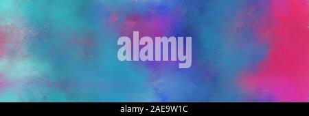 Breit gemalte banner Textur Hintergrund mit Stahl blau, Maulbeere und antiken fuchsia Farbe. Kann als Textur, Hintergrund Element oder wallpape verwendet werden. Stockfoto