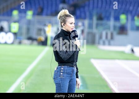 Rom, Italien. 07 Dez, 2019. Die TV-Journalistin Diletta Liotta besucht die Serie ein Match zwischen SS Lazio Rom und Juventus im Stadio Olimpico Credit: SOPA Images Limited/Alamy leben Nachrichten Stockfoto