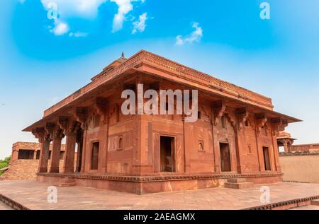 Mariam - Uz-Zamani Haus in Fatehpur Sikri, eine Gemeinde im Bezirk von Agra Uttar Pradesh, Indien. Stockfoto