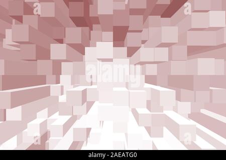 Abstrakte pastell Hintergrund aus Bausteinen Stockfoto