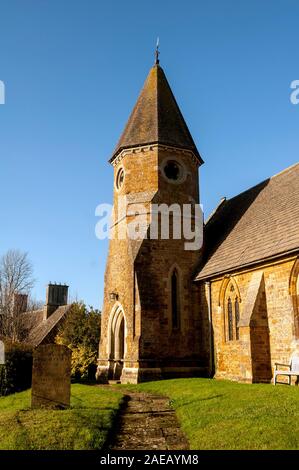 St. Johannis Kirche, Barford St. John, Oxfordshire, England, Vereinigtes Königreich Stockfoto