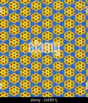 Seamles, sich wiederholendes Muster - Computer Graphic Illustration Stockfoto