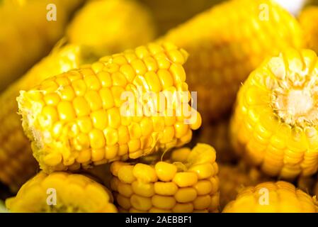 Mais in eine Schüssel gekocht Stockfoto