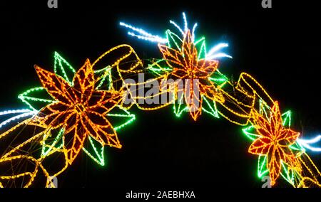 Airdrie Festival der Lichter Alberta Kanada Stockfoto