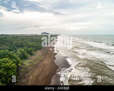 Tortuguero Costa Rica Antenne drone Ansicht Stockfoto