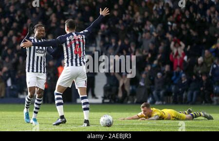 West Bromwich Albion Kyle Edwards feiert fünften Ziel seiner Seite des Spiels zählen während der Himmel Wette Championship Match in West Bromwich, West Bromwich. Stockfoto