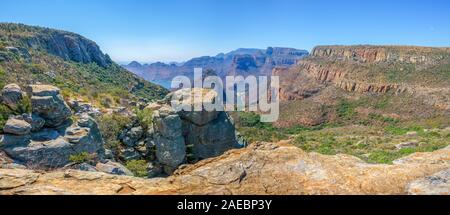 Wandern der Leopard Trail in der Blyde River Canyon, Mpumalanga, Südafrika Stockfoto