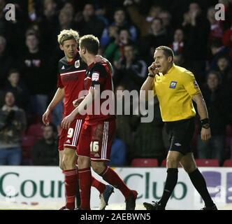 26. Januar 2013 - nPower Meisterschaft Fußball - Bristol City Vs. Ipswich Town - Jon statt feiert das Schlagen der Sieger für Bristol City - Foto: Paul Roberts/Oneuptop/Alamy. Stockfoto