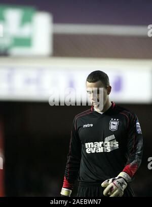 26. Januar 2013 - nPower Meisterschaft Fußball - Bristol City Vs. Ipswich Town - Scott Loach von Ipswich Town sieht niedergeschlagen - Foto: Paul Roberts/Oneuptop/Alamy. Stockfoto