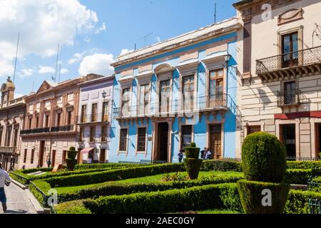 Guanajuato ist eine Stadt und Gemeinde im Zentrum von Mexiko und die Hauptstadt des Staates mit dem gleichen Namen. Es ist Teil der Makroregion der Bajío Stockfoto