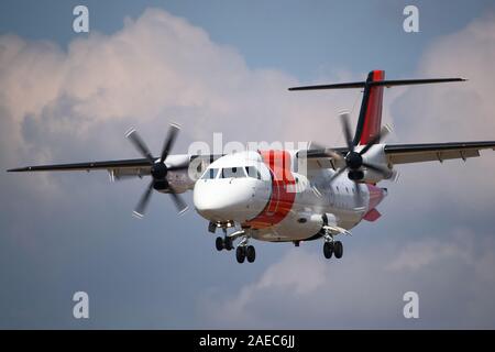 Die AeroRescue Dornier Do 328 VH-ppj Auf der Farnborough International Airshow 2018 Stockfoto