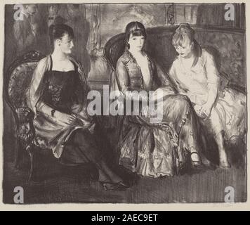 Elsie, Emma und Marjorie, zweiten Stein; 1921 Datum: George Bellows, Elsie, Emma und Marjorie, zweiten Stein, 1921 Stockfoto