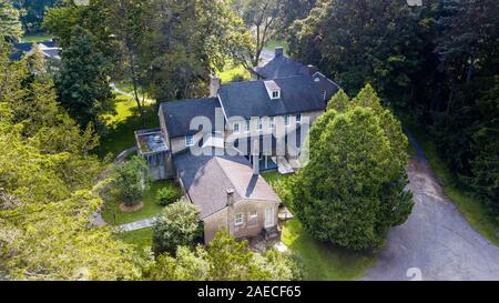 Home von Eleanor Roosevelt National Historic Site, Hyde Park, NY, USA Stockfoto