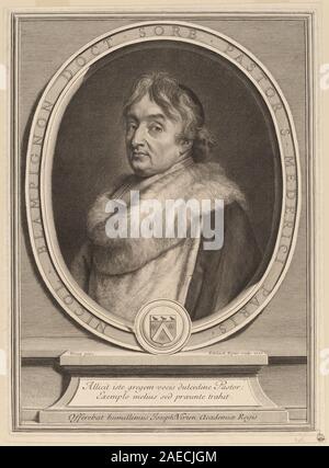 Nicolas de Blampignon; 1702 Datum Gerard Edelinck nach Joseph Vivien, Nicolas de Blampignon, 1702 Stockfoto