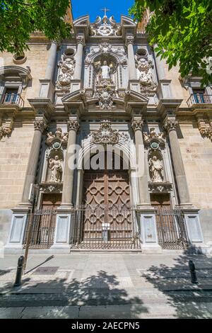 Basilika von San Juan de Dios in Andalusien, Granada, Spanien. Stockfoto