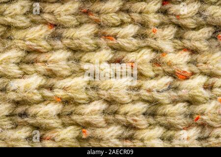 Wolle Feinstrick Hintergrund. Pullover Textur Nahaufnahme anzeigen Stockfoto