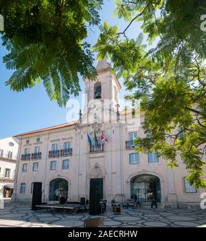 Rathaus am Praça da Republica, (Platz der Republik), Aveiro, Portugal Stockfoto