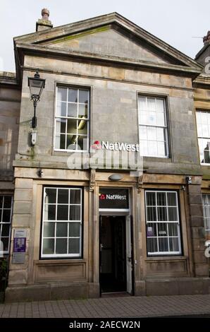 NatWest Bank, Main Street, Kirkby Lonsdale, Cumbria, England, Großbritannien Stockfoto