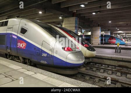 GARE Montparnasse, Paris Stockfoto