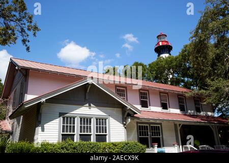 St Augustine Leuchtturm und Maritime Museum florida usa Stockfoto