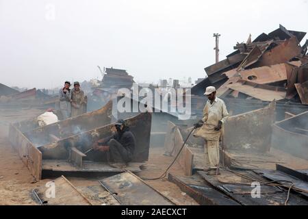 Gadani - Dritte größte Schiff - Brechen der Hof in der Welt, in Karachi, Pakistan. Stockfoto