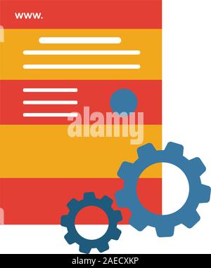 Website Optimierung Symbol. Einfaches Element von seo icons Collection. Kreative Website Optimierung Symbol ui, ux, Anwendungen, Software und Infografiken Stock Vektor