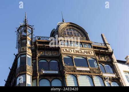 Die Musikinstrumente Museum (MIM), Brüssel, Belgien Stockfoto