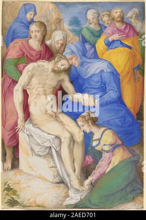 D 10666. jpgGiulio Clovio, der Jammer, c 1550 Giulio Clovio (Kroatisch, 1498 - 1578), der Jammer, C. 1550, Gouache auf Pergament mit Gold erhöhte, Gönner "Permanent Fund 2006.111.1 Stockfoto