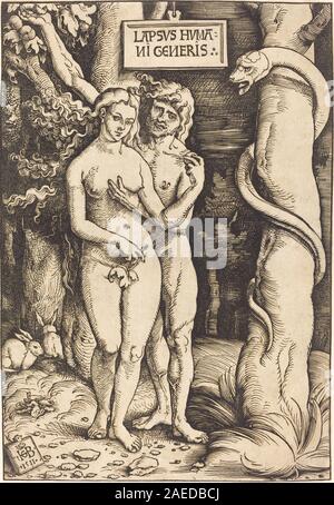 Hans Baldung Grien, Adam und Eva, 1511 Adam und Eva; 1511 Datum Stockfoto