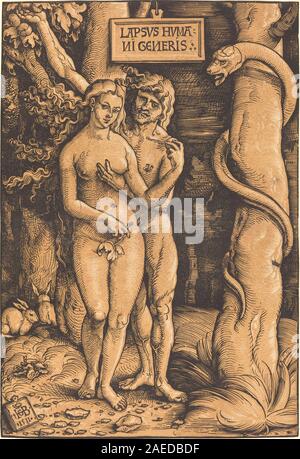 Hans Baldung Grien, Adam und Eva, 1511 Adam und Eva; 1511 Datum Stockfoto