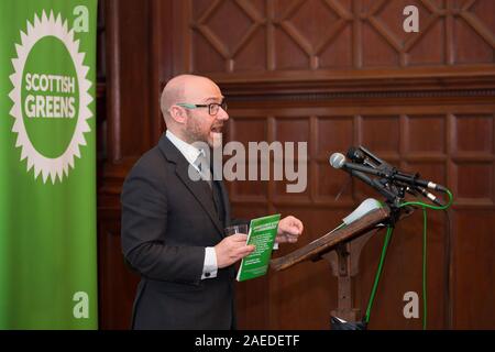 Glasgow, UK. 25. November 2019. Im Bild: Patrick Harvie MSP-Co-Leader der schottischen Grünen Partei. Credit: Colin Fisher/Alamy Leben Nachrichten. Stockfoto