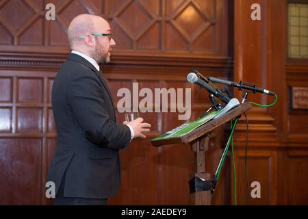 Glasgow, UK. 25. November 2019. Im Bild: Patrick Harvie MSP-Co-Leader der schottischen Grünen Partei. Credit: Colin Fisher/Alamy Leben Nachrichten. Stockfoto