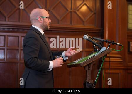 Glasgow, UK. 25. November 2019. Im Bild: Patrick Harvie MSP-Co-Leader der schottischen Grünen Partei. Credit: Colin Fisher/Alamy Leben Nachrichten. Stockfoto