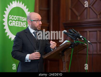 Glasgow, UK. 25. November 2019. Im Bild: Patrick Harvie MSP-Co-Leader der schottischen Grünen Partei. Credit: Colin Fisher/Alamy Leben Nachrichten. Stockfoto