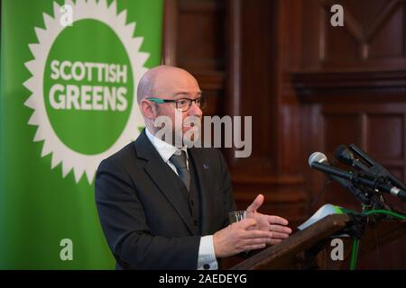 Glasgow, UK. 25. November 2019. Im Bild: Patrick Harvie MSP-Co-Leader der schottischen Grünen Partei. Credit: Colin Fisher/Alamy Leben Nachrichten. Stockfoto