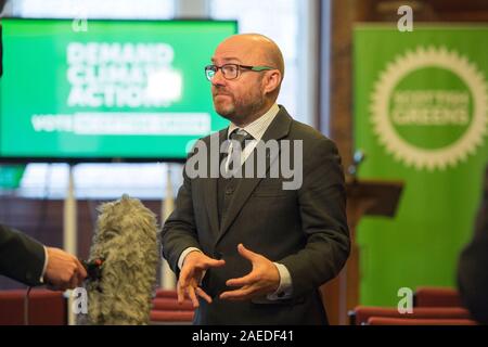 Glasgow, UK. 25. November 2019. Im Bild: Patrick Harvie MSP-Co-Leader der schottischen Grünen Partei. Credit: Colin Fisher/Alamy Leben Nachrichten. Stockfoto