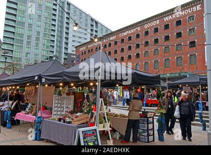 Great Northern, Makers Market, erster Sonntag, des Monats, Deansgate, Manchester, Nordwesten, England, Großbritannien, M3 4EE Stockfoto