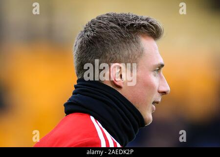 8. Dezember 2019, Carrow Road, Norwich, England, Premier League, Norwich City v Sheffield United: Simon Moore (25) von Sheffield United Credit: Georgie Kerr/News Bilder Stockfoto