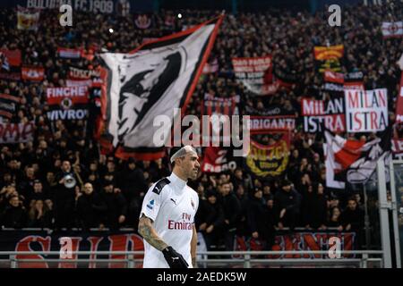 Bologna, Italien. 08 Dez, 2019. alessio Romagnoli (Mailand) in Bologna gegen Mailand, italienische Fußball Serie A Männer Meisterschaft in Bologna, Italien, 08. Dezember 2019 Quelle: Unabhängige Fotoagentur/Alamy leben Nachrichten Stockfoto