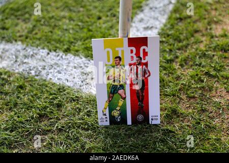 8. Dezember 2019, Carrow Road, Norwich, England, Premier League, Norwich City v Sheffield United: Die Match Day Programm Credit: Georgie Kerr/News Bilder Stockfoto