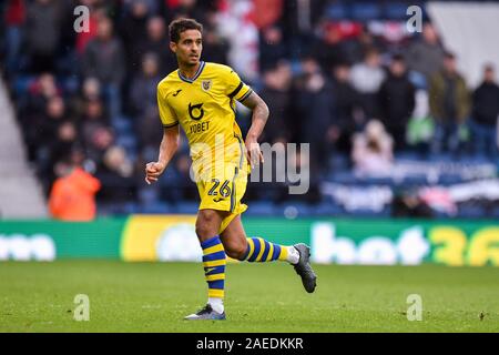 8. Dezember 2019, der Weißdorn, West Bromwich, England; Sky Bet Meisterschaft, West Bromwich Albion v Swansea City: Kyle Naughton (26) von Swansea City Credit: Gareth Dalley/News Bilder Stockfoto