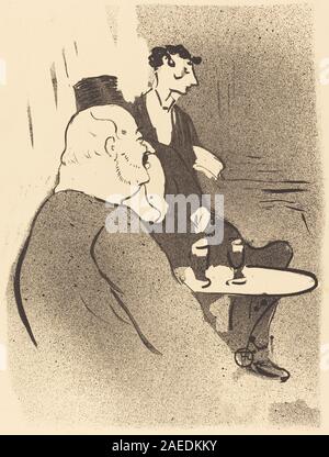 Ducarre at the Ambassadeurs ist ein Gemälde von Henri de Toulouse-Lautrec aus dem Jahr 1893, das einen Künstler im Pariser Kabarett Ambassadeurs zeigt. Das Gemälde veranschaulicht das Nachtleben und die Unterhaltungskultur von Paris in den 1890er Jahren mit einem Schwerpunkt auf theatralische Posen, Kostüme und Gesichtsausdruck. Stockfoto