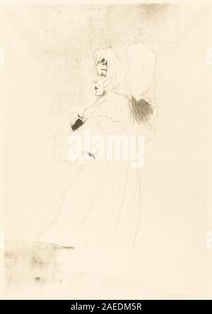 Henri de Toulouse-Lautrec, Miss Mai Belfort, große Platte (Miss Mai Belfort, Grande planche), 1895 Fräulein Mai Belfort, große Platte (Miss Mai Belfort, Grande planche); 1895 Datum Stockfoto