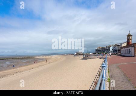 Strandpromenade, Marine Road Central, Morecambe, Lancashire, England, Vereinigtes Königreich Stockfoto