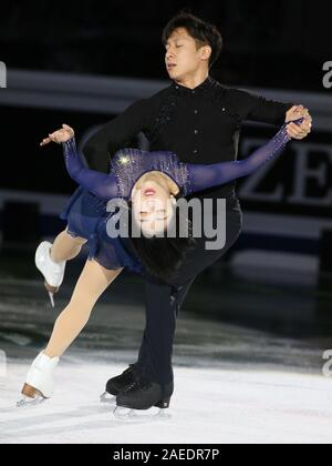 Torino, Italien. 8 Dez, 2019. Grand Prix - Gala wenjing Sui (China - 1 ältere Paare) während der ISU Grand Prix - Ausstellung Gala, Ice Sports in Turin, Italien, 08. Dezember 2019 - LPS/Claudio Benedetto Credit: Claudio Benedetto/LPS/ZUMA Draht/Alamy leben Nachrichten Stockfoto