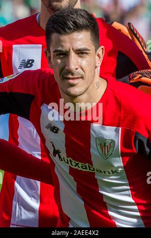 SEVILLA, 08-12-2019. Primera Division Liga. LaLiga. Estadio Benito Villamarin. Juri Berchiche (Athletic Club) während des Spiels Real Betis - Athletic Club. Stockfoto